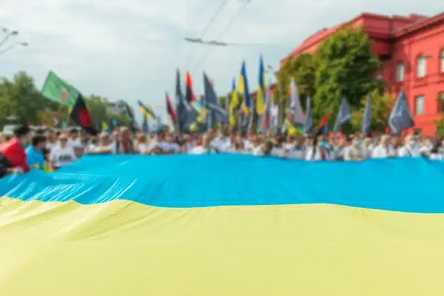 Pro-European protesters in the Ukraine