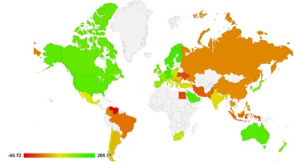 Quality of life index 2015