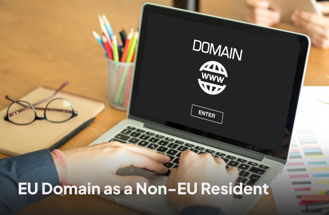 How to register a EU domain as a non-EU resident